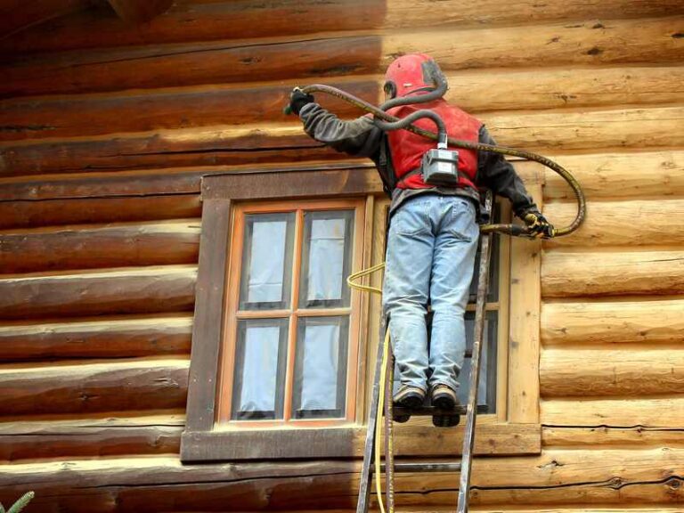 Log Home Blasting